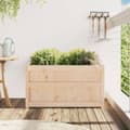 Miniatyrbilde 2 av 11: vidaXL Hageplantekasse 90x50x50 cm heltre furu