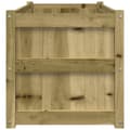 Miniatyrbilde 5 av 11: vidaXL Hageplantekasse 90x50x50 cm impregnert furu
