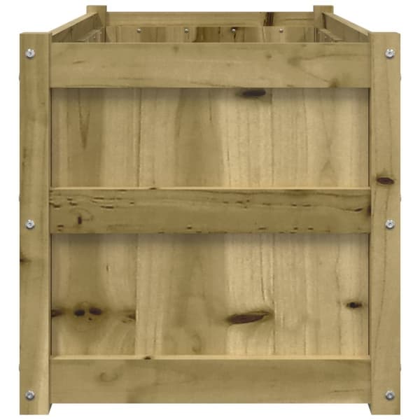 vidaXL Hageplantekasse 90x50x50 cm impregnert furu