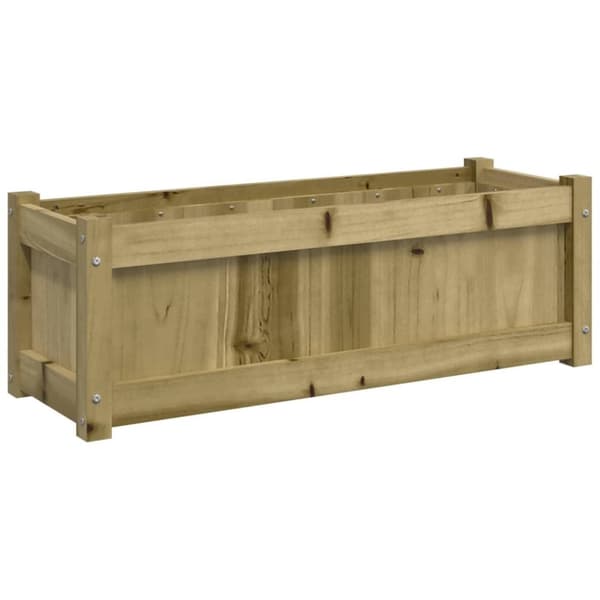 vidaXL plantekasse 90x31x31 cm imprægneret fyrretræ