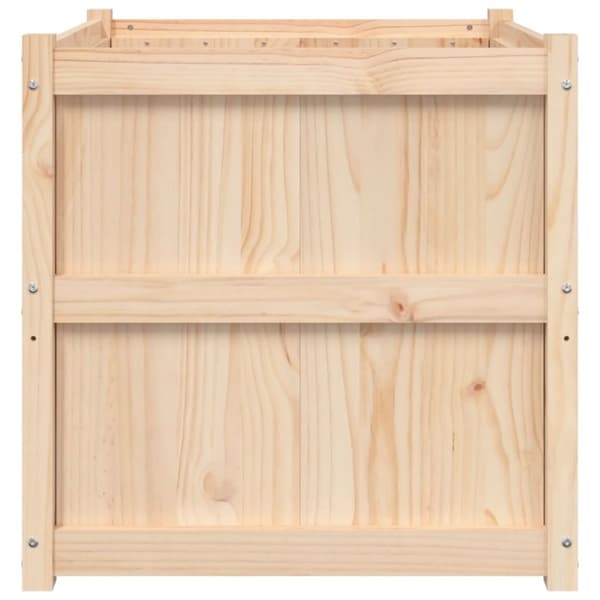 vidaXL Plantekasser 70x70x70 cm heltre furu