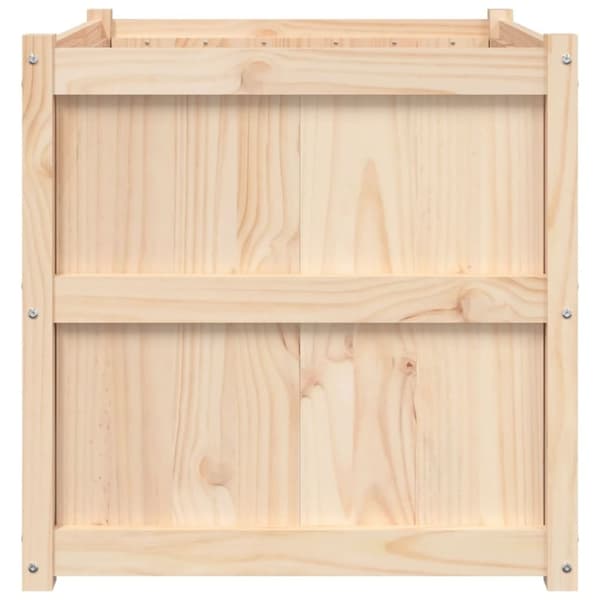 vidaXL Plantekasser 70x70x70 cm heltre furu
