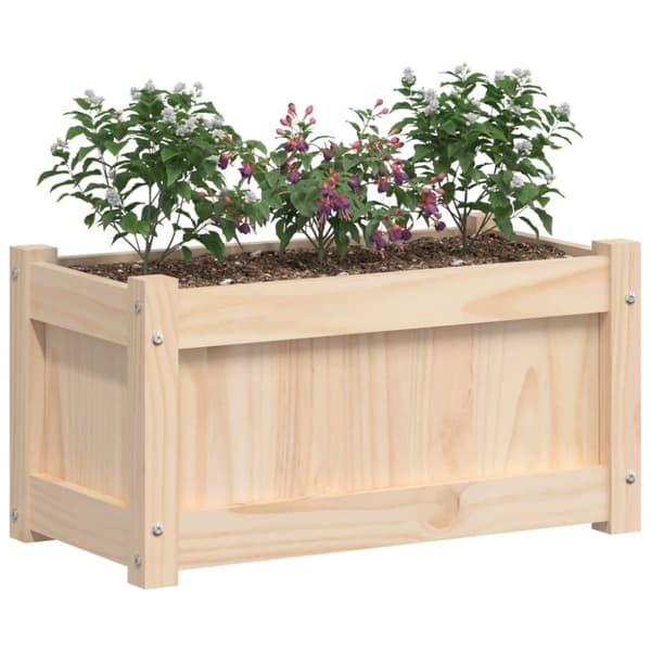 vidaXL Plantekasse 60x31x31 cm heltre furu