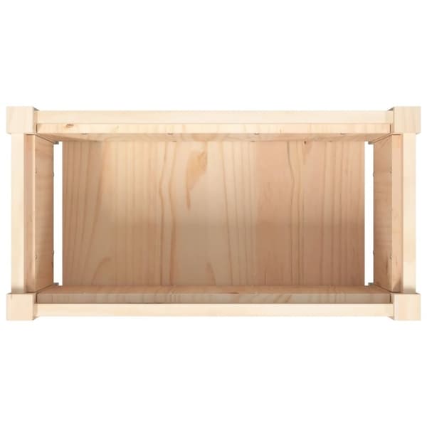 vidaXL Plantekasse 60x31x31 cm heltre furu