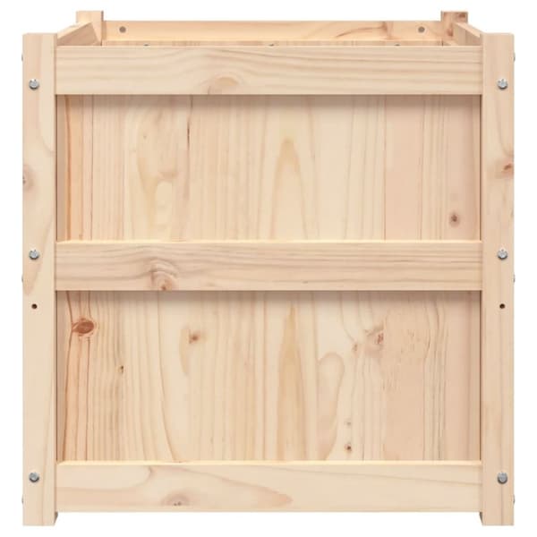 vidaXL Plantekasse 60x60x60 cm heltre furu