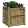 Miniatyrbilde 3 av 11: vidaXL Plantekasser 60x60x60 cm impregnert furu