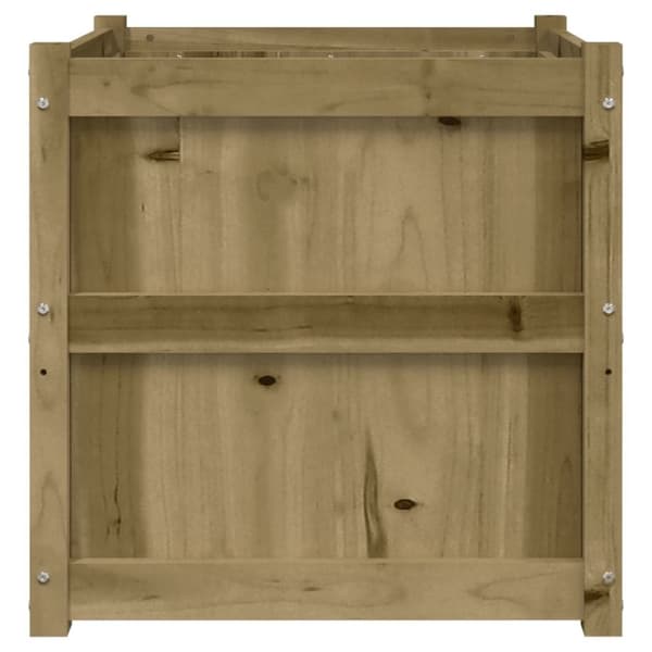 vidaXL Plantekasser 60x60x60 cm impregnert furu