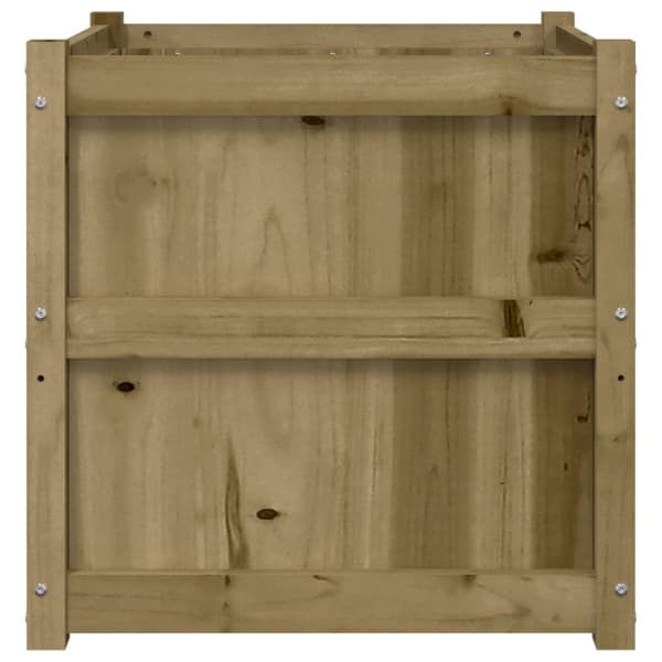vidaXL Plantekasser 60x60x60 cm impregnert furu