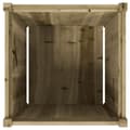 Miniatyrbilde 7 av 11: vidaXL Plantekasser 60x60x60 cm impregnert furu