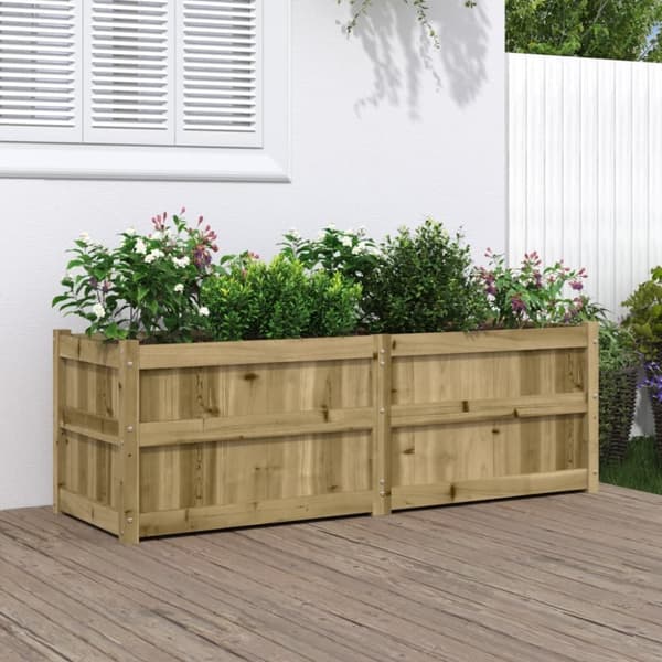 vidaXL plantekasse 150x50x50 cm imprægneret fyrretræ