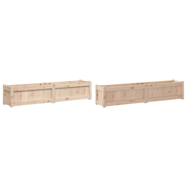 vidaXL Plantekasser 2 stk heltre furu