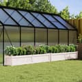 Miniatyrbilde 11 av 11: vidaXL Plantekasser 2 stk hvit heltre furu