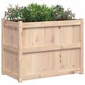 Miniatyrbilde 3 av 11: vidaXL Hageplantekasse 90x50x70 cm heltre furu