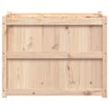 Miniatyrbilde 4 av 11: vidaXL Hageplantekasse 90x50x70 cm heltre furu