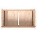 Miniatyrbilde 7 av 11: vidaXL Hageplantekasse 90x50x70 cm heltre furu