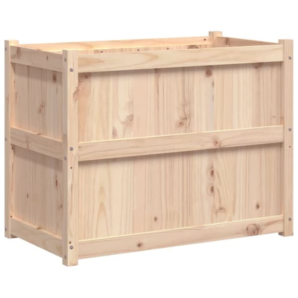 vidaXL plantekasse 90x50x70 cm massivt fyrretræ