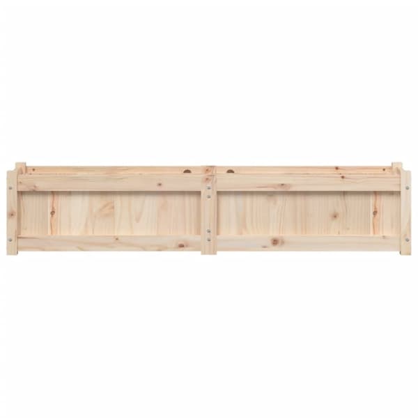 vidaXL Odlingslåda 150x31x31 cm massivt furuträ