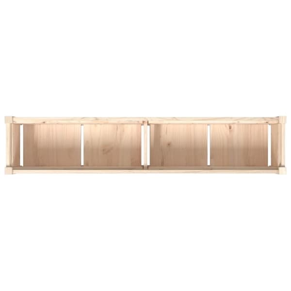 vidaXL Odlingslåda 150x31x31 cm massivt furuträ