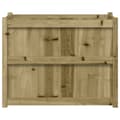 Miniatyrbilde 4 av 11: vidaXL Hageplantekasse 90x50x70 cm impregnert furu