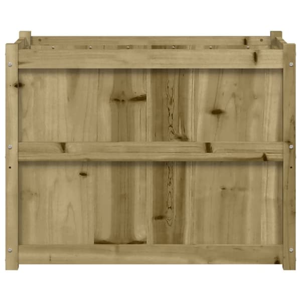 vidaXL Hageplantekasse 90x50x70 cm impregnert furu