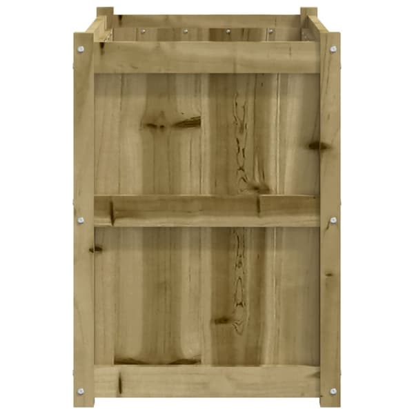 vidaXL Hageplantekasse 90x50x70 cm impregnert furu