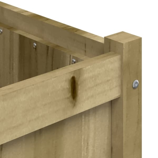 vidaXL Hageplantekasse 90x50x70 cm impregnert furu