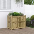 Miniatyrbilde 11 av 11: vidaXL Hageplantekasse 90x50x70 cm impregnert furu