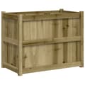 Miniatyrbilde 1 av 11: vidaXL Hageplantekasse 90x50x70 cm impregnert furu