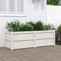 Miniatyrbillede 11 af 11: vidaXL plantekasse 150x50x50 cm massivt fyrretræ hvid