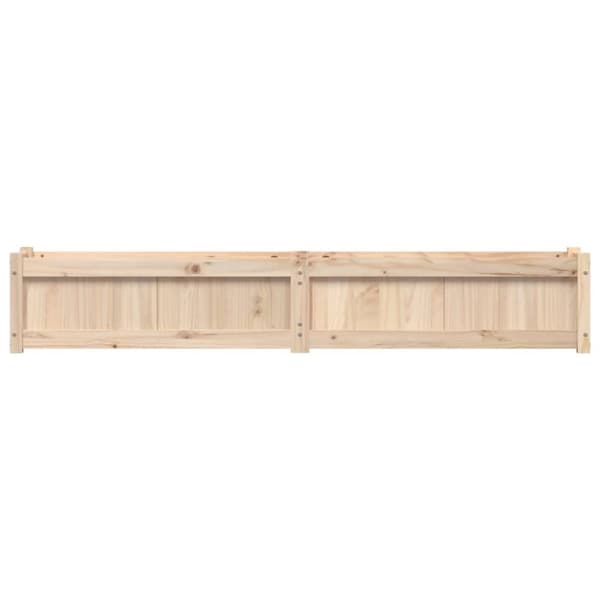 vidaXL Odlingslåda 180x31x31 cm massiv furu