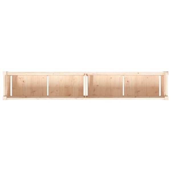 vidaXL Odlingslåda 180x31x31 cm massiv furu