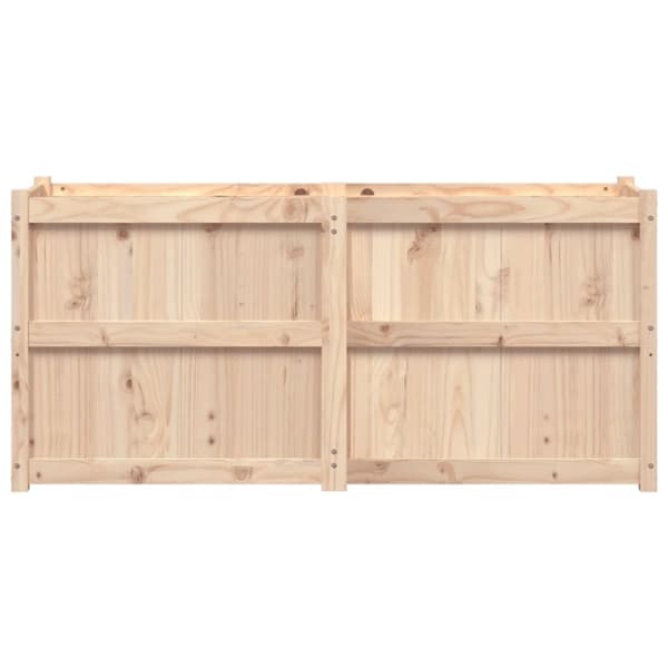 vidaXL Odlingslåda 150x50x70 cm massiv furu