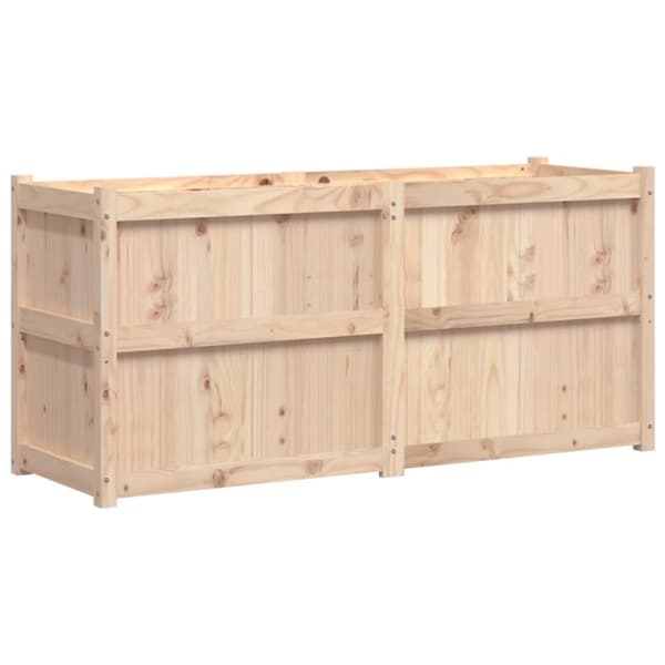 vidaXL plantekasse 150x50x70 cm massivt fyrretræ