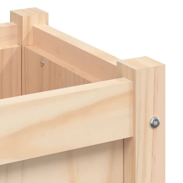 vidaXL plantekasse 150x50x70 cm massivt fyrretræ