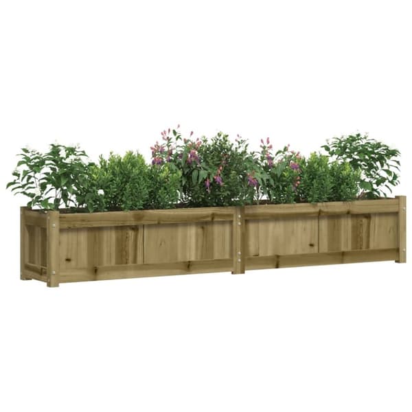 vidaXL Hageplantekasse 180x31x31 cm impregnert furu