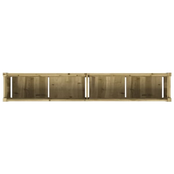 vidaXL plantekasse 180x31x31 cm imprægneret fyrretræ