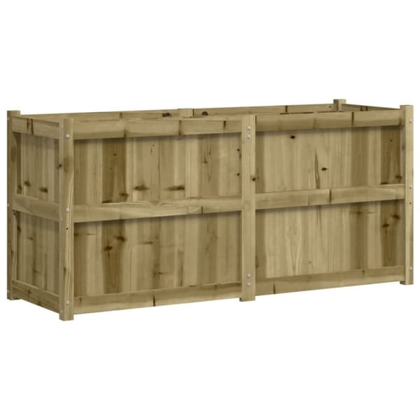vidaXL Hageplantekasse 150x50x70 cm impregnert furu