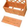 Pikkukuva 9 / 9: Rootz-istutin säleikköllä - Ruskea - Puu - 28,54 cm x 12,4 cm x 58,86 cm
