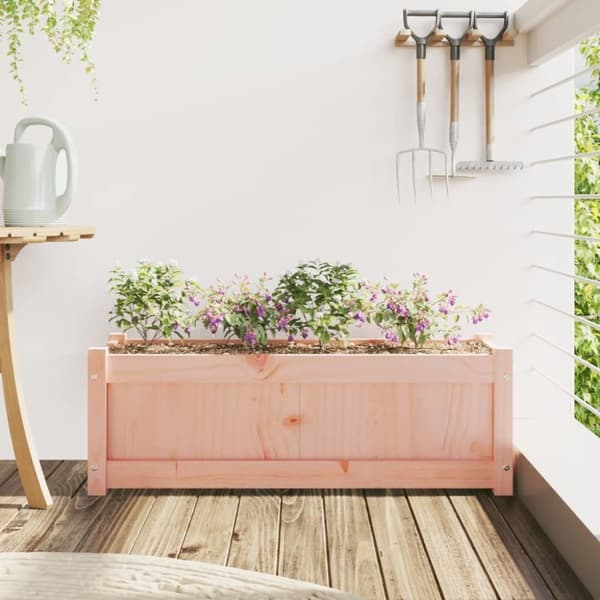 vidaXL Hageplantekasse 90x31x31 cm heltre douglasgran