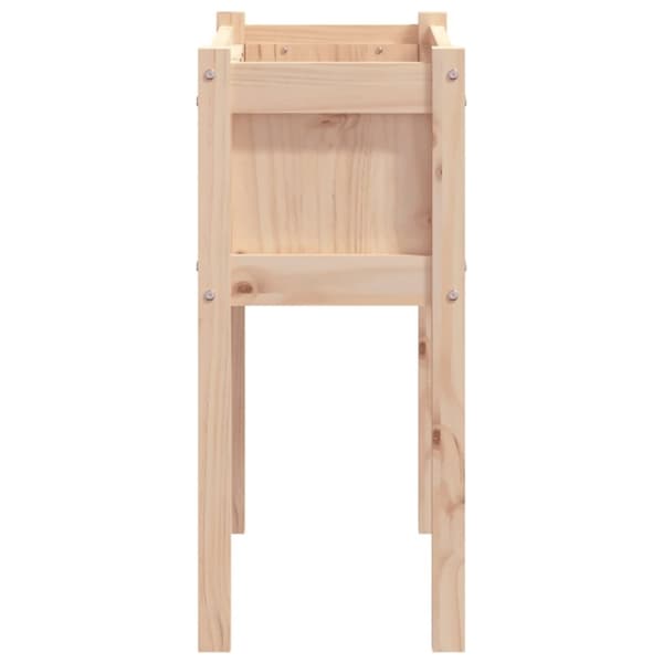 vidaXL Ulkokukkalaatikko jaloilla 70x31x70 cm täysi mänty