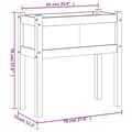 Miniatyrbillede 10 af 11: vidaXL plantekasse med ben 70x31x70 cm massivt douglasgran