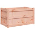 Miniatyrbilde 6 av 11: vidaXL Hageplantekasse 90x50x50 cm heltre douglasgran