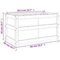 Miniatyrbilde 10 av 11: vidaXL Hageplantekasse 90x50x50 cm heltre douglasgran