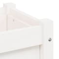 Miniatyrbilde 8 av 11: vidaXL Plantekasser med ben 2 stk hvit heltre furu