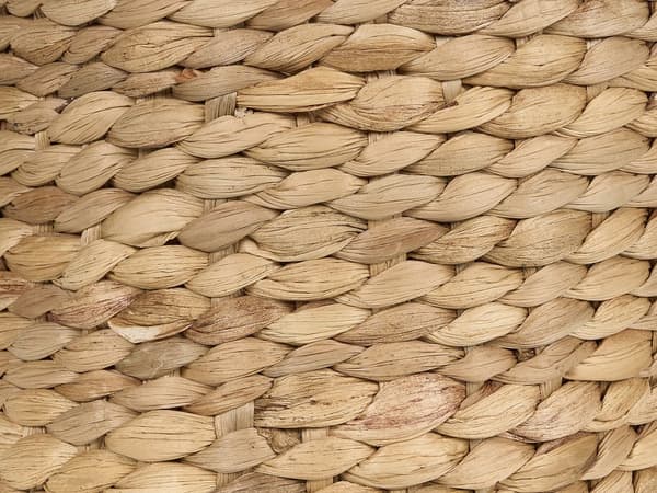 Kurve til Planter Beige Natur Sæt af 3 Runde Plantekurve til Indendørs Flettet Kurvesæt til Opbevaring Tilbehør