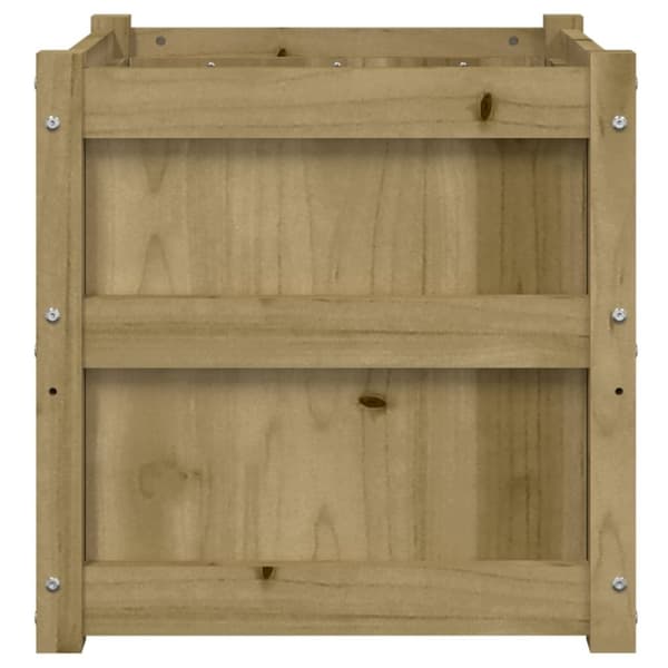 vidaXL Odlingslåda 50x50x50 cm impregnerat furu