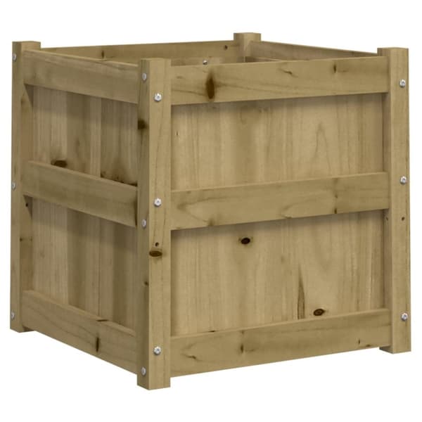 vidaXL Odlingslåda 50x50x50 cm impregnerat furu
