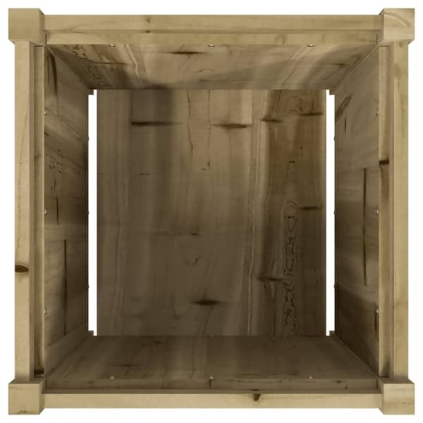 vidaXL Odlingslåda 50x50x50 cm impregnerat furu