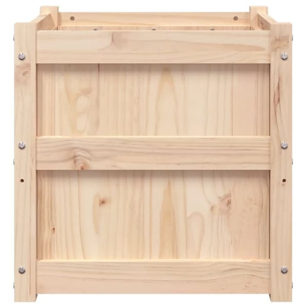 vidaXL Plantekasse 50x50x50 cm heltre furu