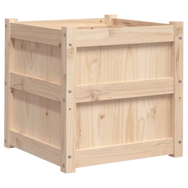 vidaXL Plantekasse 50x50x50 cm heltre furu